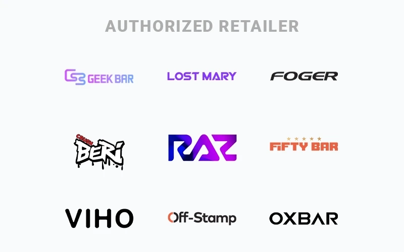 Authorized Retailer - Geek Bar, Lost Mary, Elf Bar, RAZ, ZYN, Naked 100